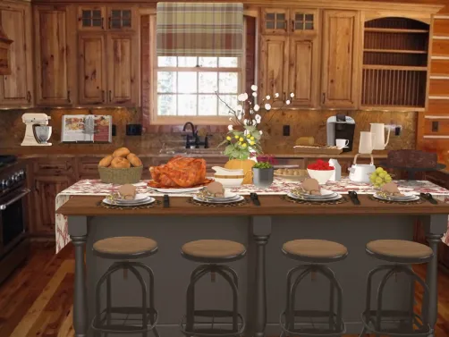 cabin kitchen 