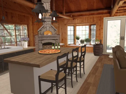pizza cabin kitchen 