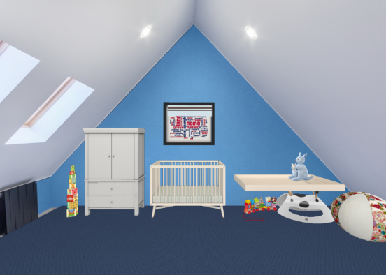 Комната для младенцев Design Rendering