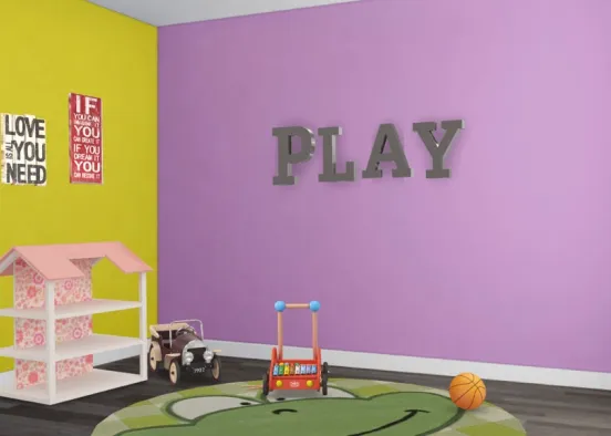 Playroom Design Rendering