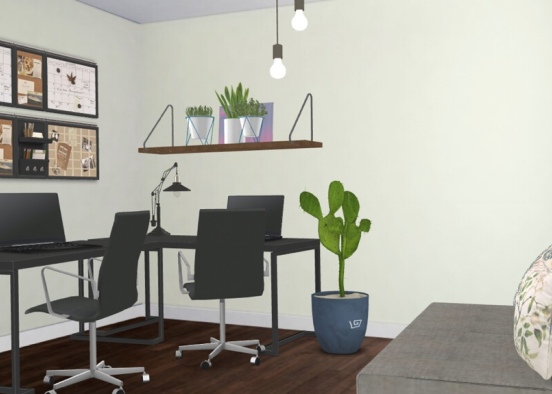 Office (Interior) Design Rendering