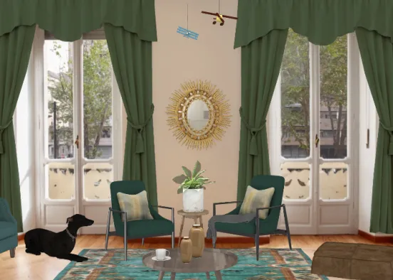 Cozy living room 💕 Design Rendering