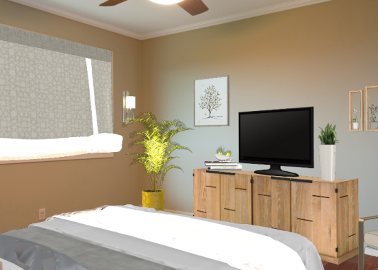 Relaxed room Design Rendering