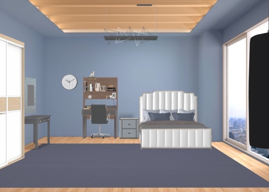bedroom for boys Design Rendering