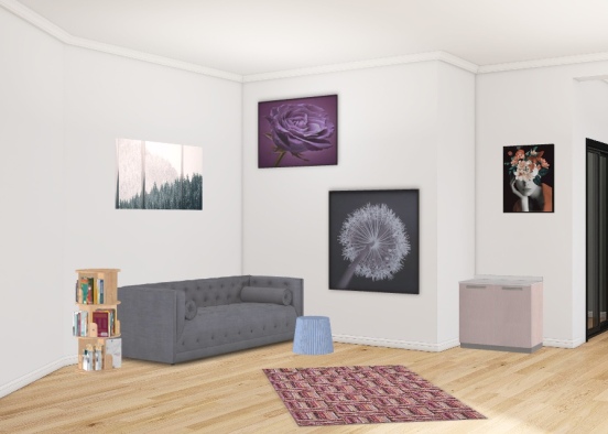 Simple but sweet room Design Rendering