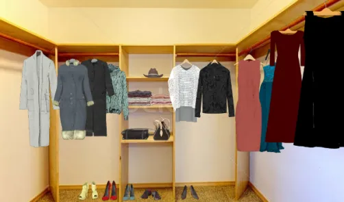 Clothes room