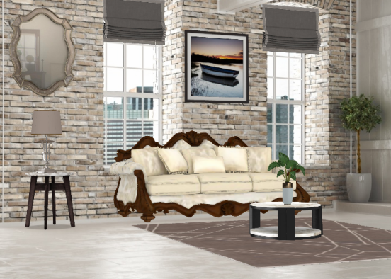 Irie living room Design Rendering
