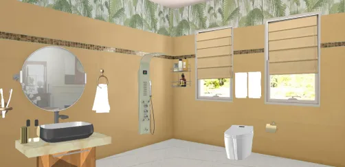 ,, Tropical vibes" bathroom