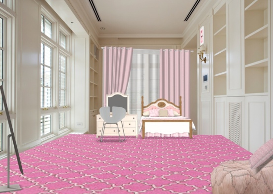 #princess room  Design Rendering