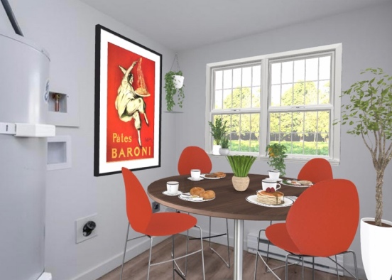 new house dining room Design Rendering