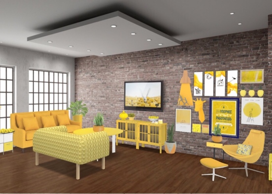yellow livin Design Rendering