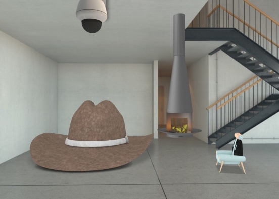 hat room Design Rendering