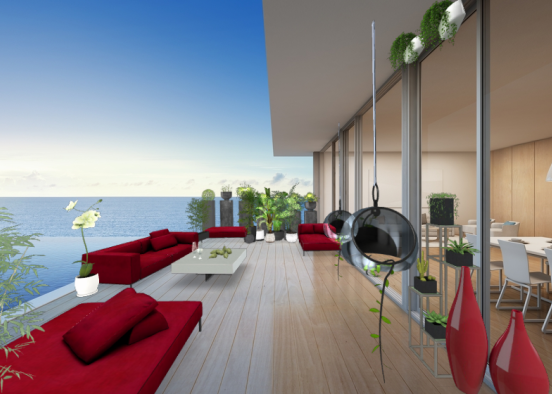 Tropical vacation Design Rendering