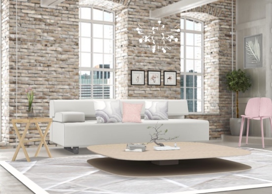 Easy, breezy, beautiful living room 🙃 Design Rendering
