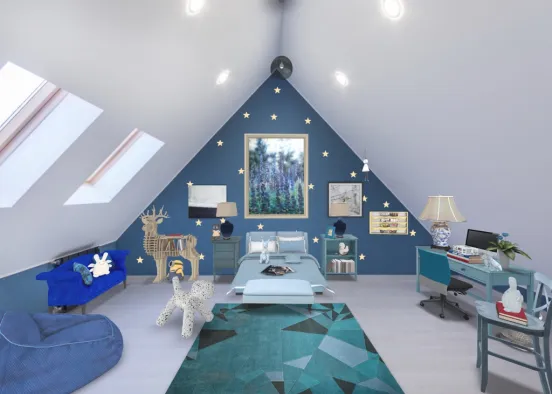 # my dream bedroom 😍😂🥰😖🥺⭐️💫🌟🥭🍉🍓 Визуализация дизайна