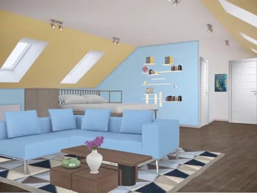 living room bedroom 
