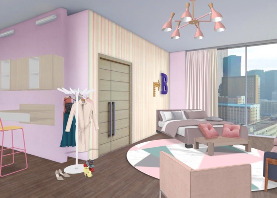 Mini Diva Room Design Rendering
