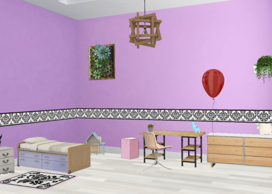 Chambre enfant colorée !😄 Design Rendering