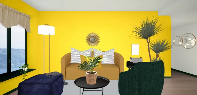 Yellow Living Room 