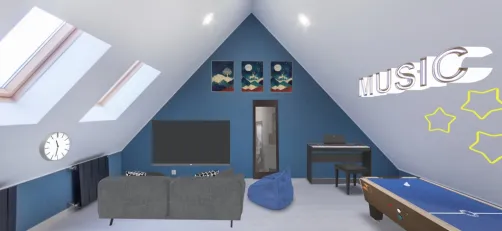 sala giochi e tv 