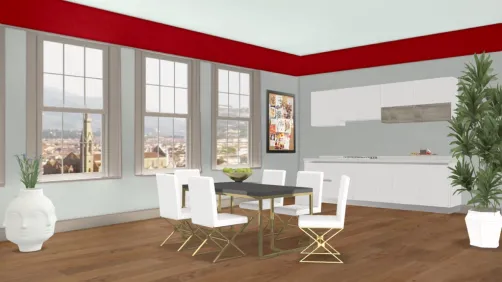 kitchen with a view!