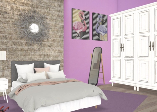A girl's room! Design Rendering