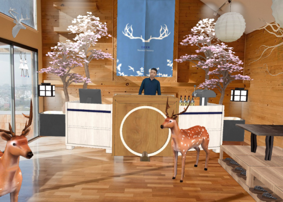 Nara Deer café  Design Rendering