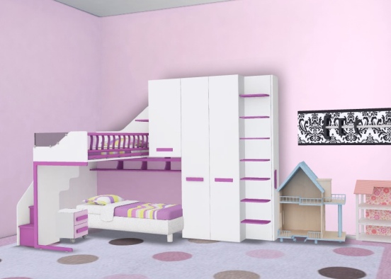 Cutest kids room Design Rendering