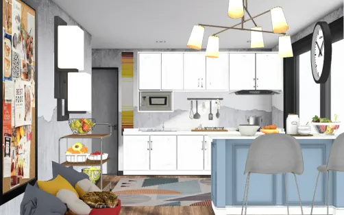 Small apartment kitchen