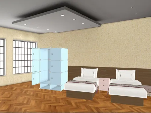 twin girls room