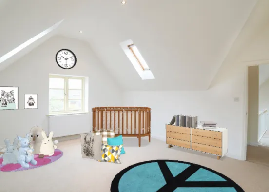 Nursery, sorry didn't have much creativity 4 this :(  Design Rendering