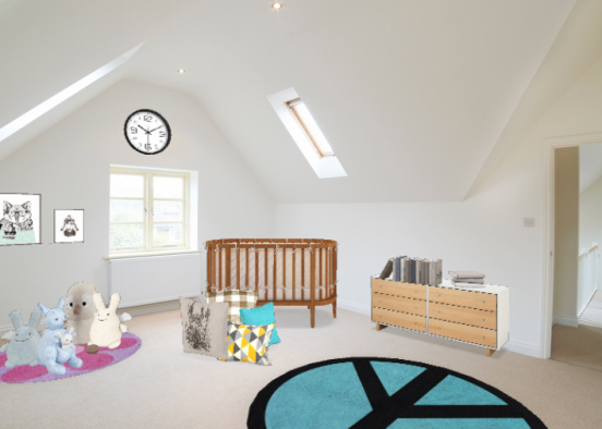 Nursery, sorry didn't have much creativity 4 this :(  Design Rendering