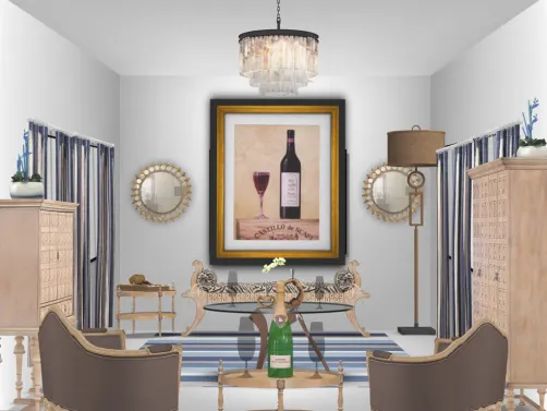 Cozy Wine Tasting Room