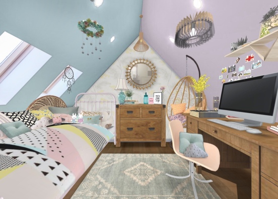 kids room 🧚‍♀️🌸🩰 Design Rendering