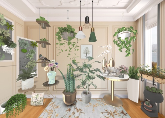 the plant room 🌱 Design Rendering