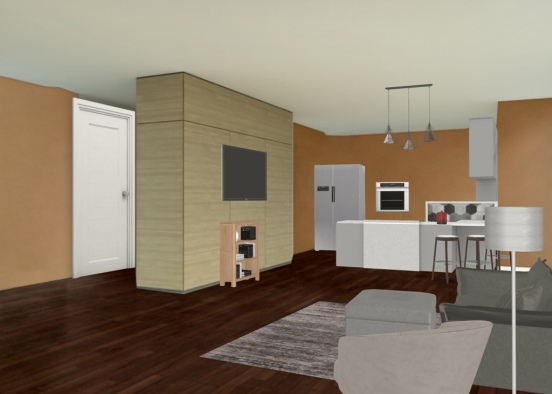 Small family house Design Rendering