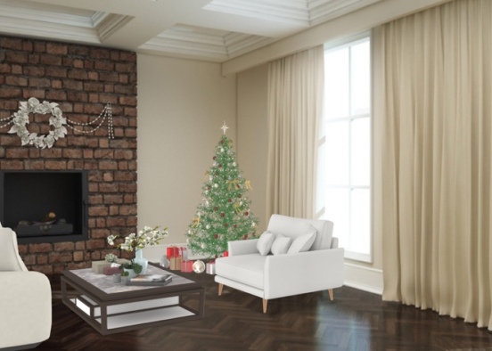 Christmas home  Design Rendering