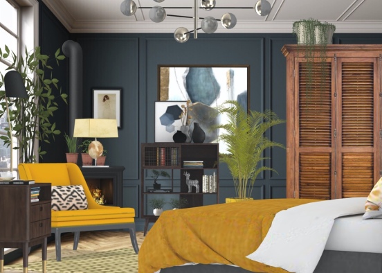 Zen Tranquility Designs - The Budapest Bedroom Design Rendering
