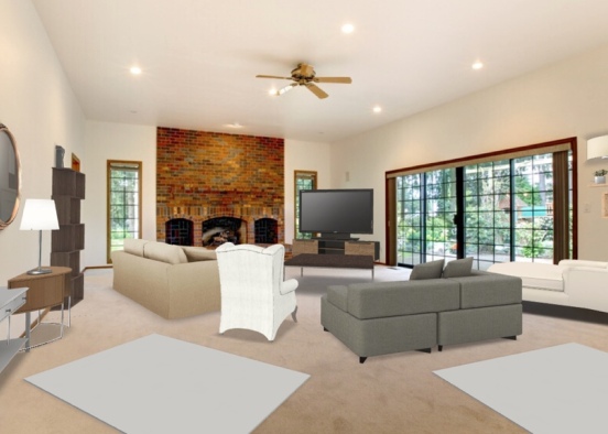 Mansion living room 😍😍 Design Rendering