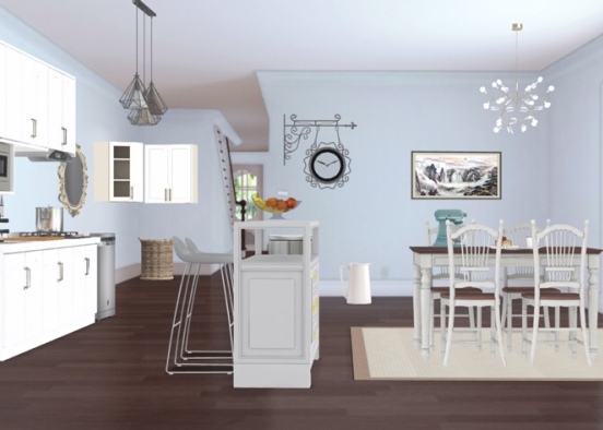 High quality, elegant kitchen 🥂🥰🥰 Design Rendering
