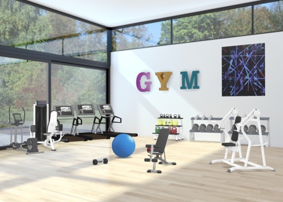 The Gym Design Rendering