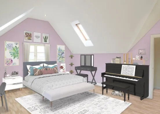 pretty room Design Rendering