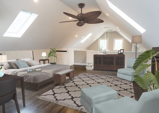 cozy guest suite  Design Rendering