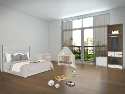 Parents and Baby Bedroom 