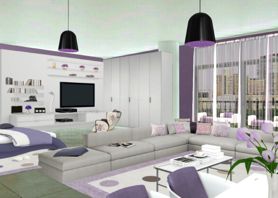 #purple, Femenina. Design Rendering
