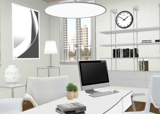 White office 🌁📑 Design Rendering