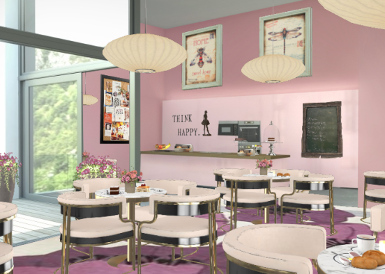Pink pastry shop 🧁🍭🍨 Design Rendering