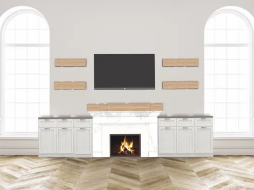 fireplace wall