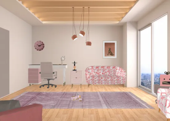Sakura home office Design Rendering