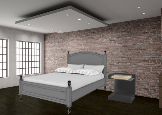 Chic bedroom Design Rendering